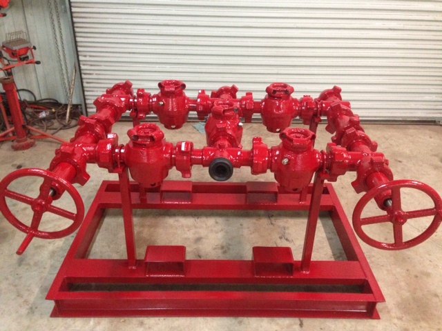 2" 1502 dual choke manifold